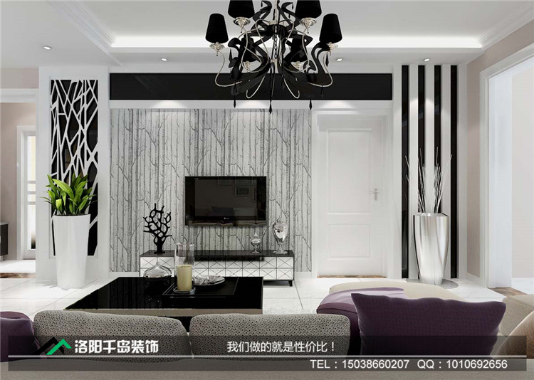 洛陽千島裝飾現(xiàn)代簡(jiǎn)約裝修案例