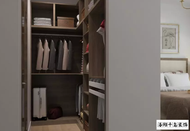 U型衣帽間太實(shí)用，再小臥室都能做