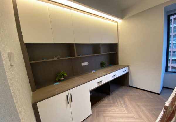 定制學(xué)習桌書柜效果圖