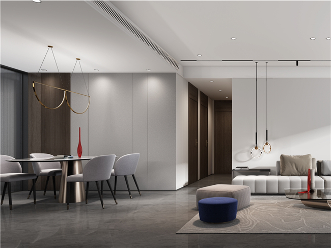 現(xiàn)代簡約餐廳裝修效果圖
