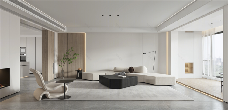 洛陽室內(nèi)裝修設(shè)計(jì)公司，極簡風(fēng)客廳裝修案例